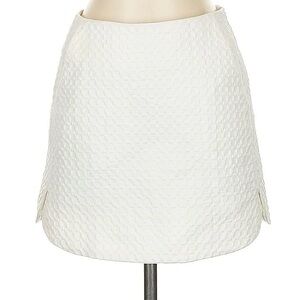 Topshop white mini skirt